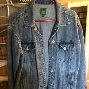 Oversized denim jacket